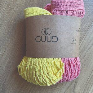 GIFTABLE! GUUD 2 pack Market Totes- New in package